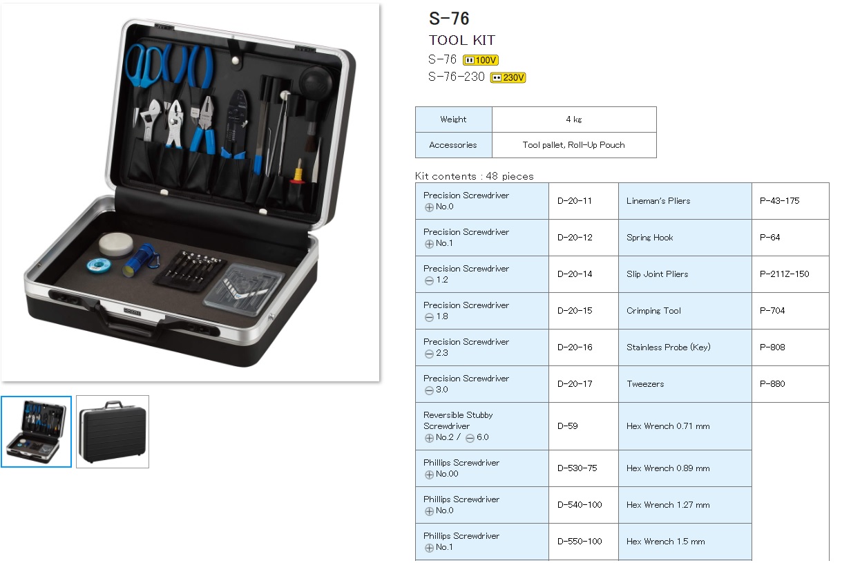 Ichiban Precision Sdn Bhd - Hozan - HOZAN TOOL KIT